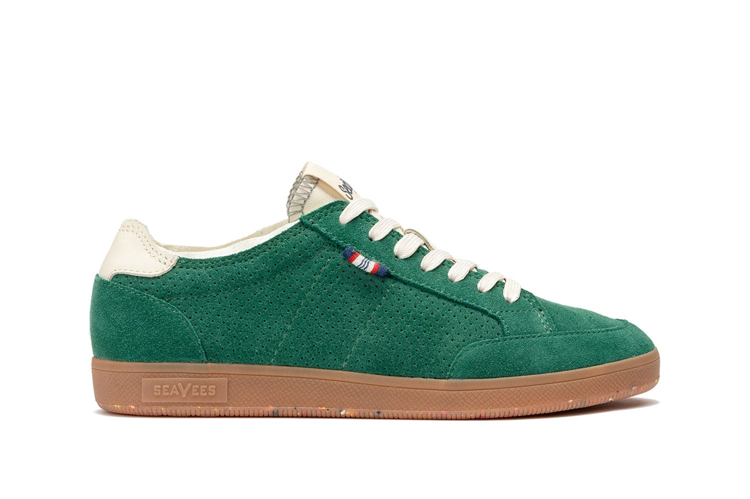 Clipper Sneaker Leather Green Womens 6 Seavees