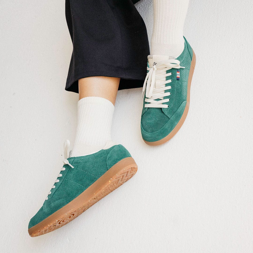 Womens Clipper Sneaker Hunter Green SeaVees