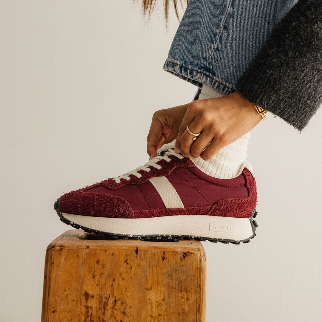 Womens - Acorn Trainer - Bordeaux