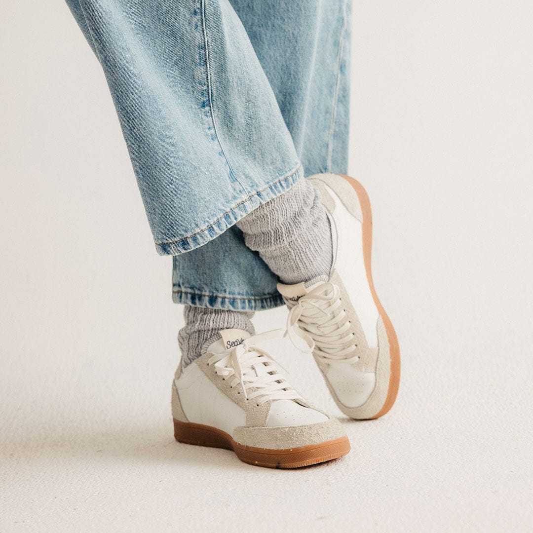 Womens - Clipper Sneaker - White