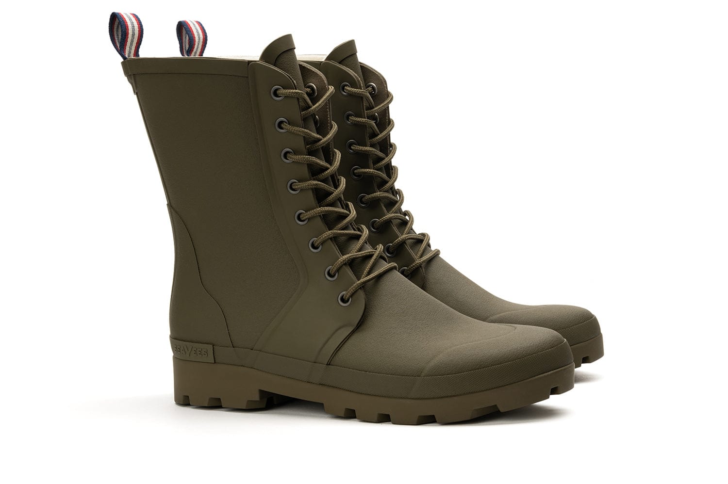 Lace up sale rain boots mens