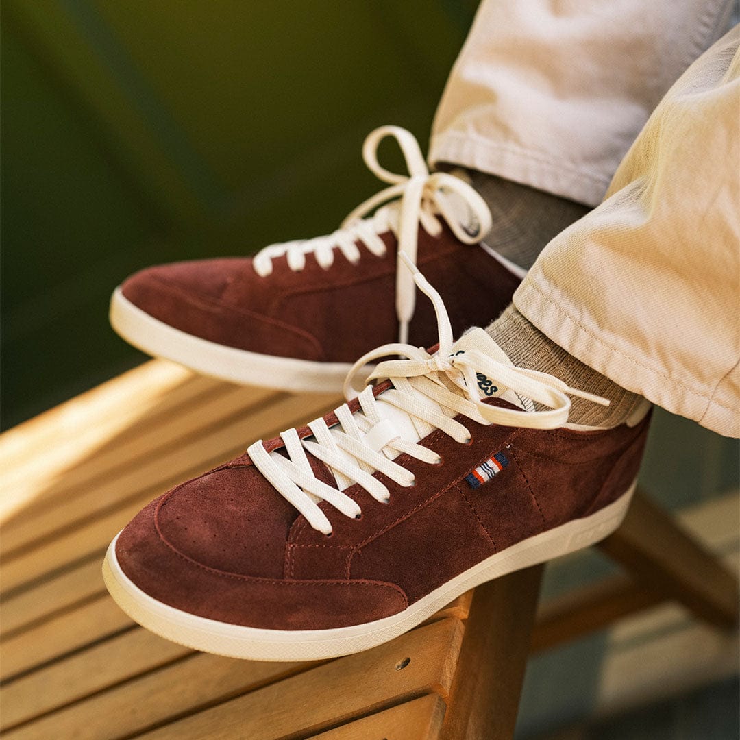 Mens - Clipper Sneaker - Plum