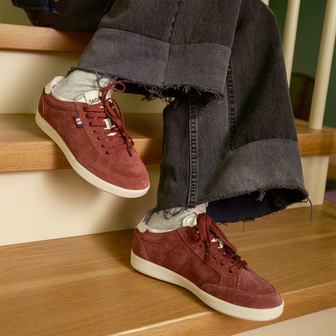 Womens - Clipper Sneaker - Plum