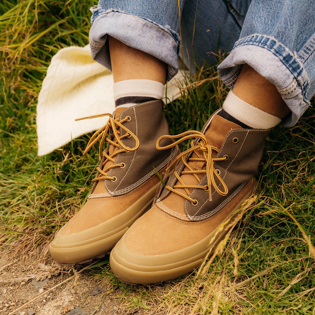 Womens - Cascade Range Boot - Cashew/Olive – SeaVees