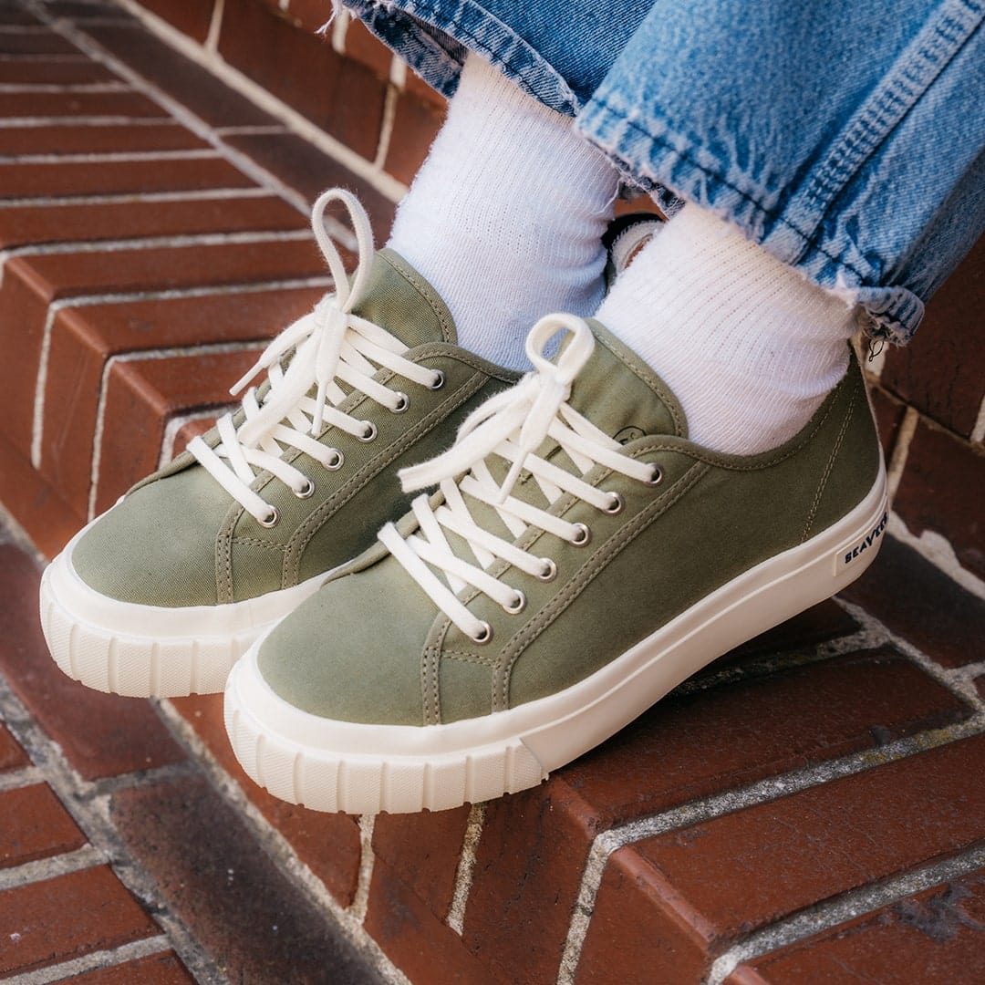 Womens - Melrose Lug Platform - Surplus Green