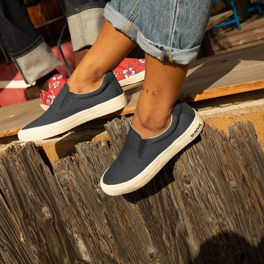 Womens - Hawthorne Slip On Original - True Navy – SeaVees