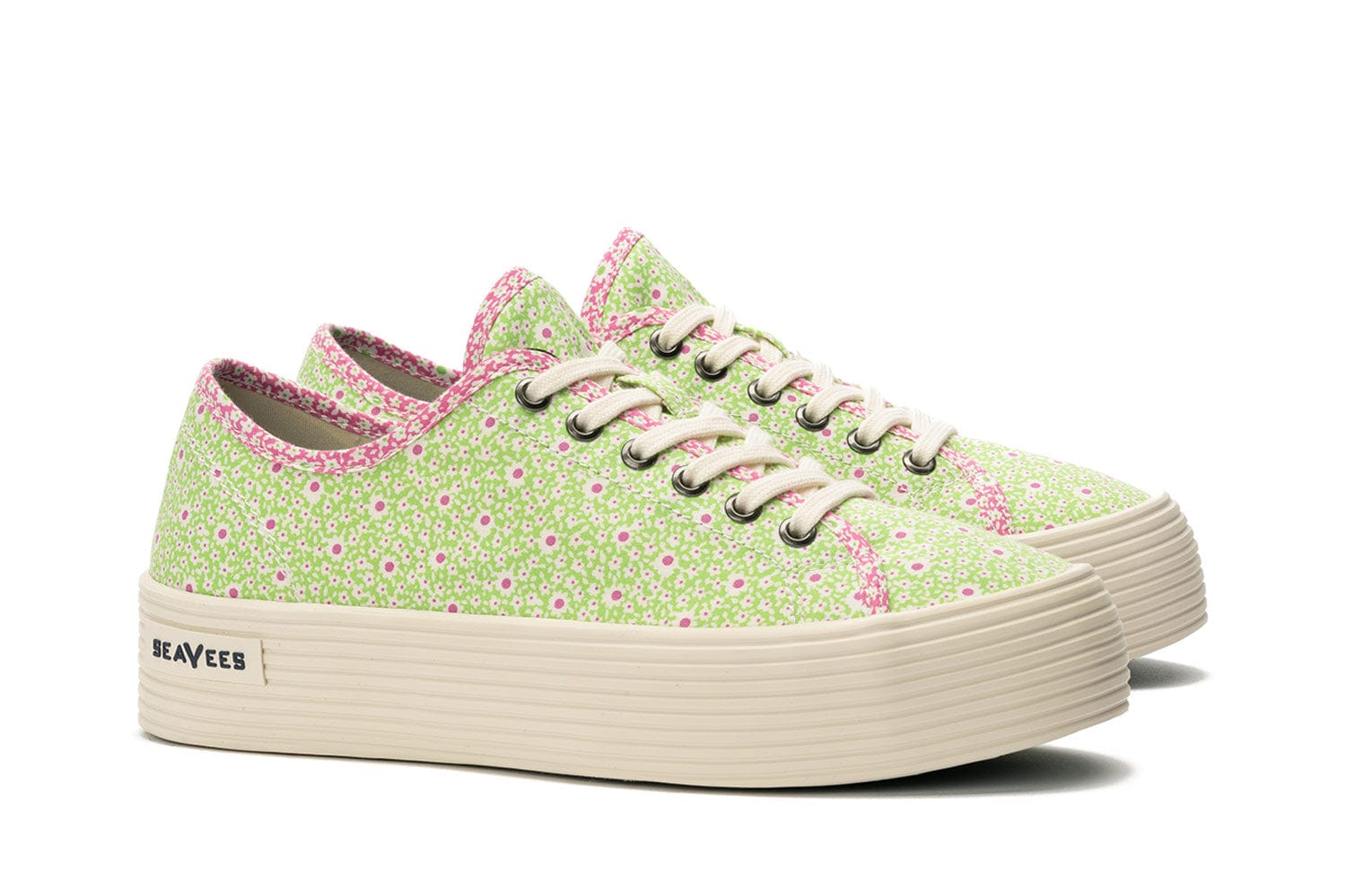 Flower Pink Women\'s SeaVees | Lime Shoes Monterey Platform Sneaker
