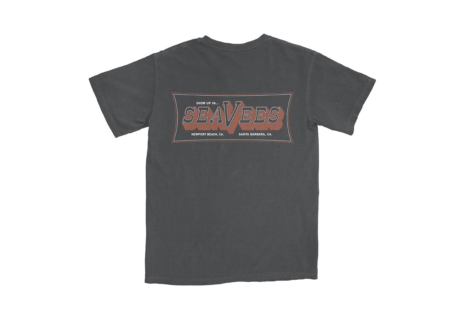 SeaVees - Surf Shack Tee - Graphite Grey